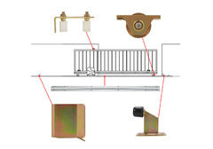 滑动门五金配件套件